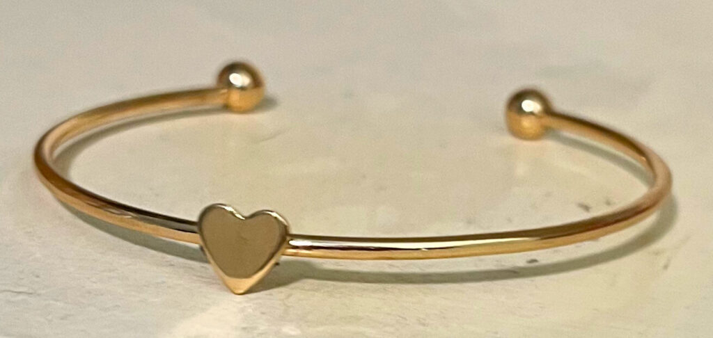 Gold Heart Bracelet