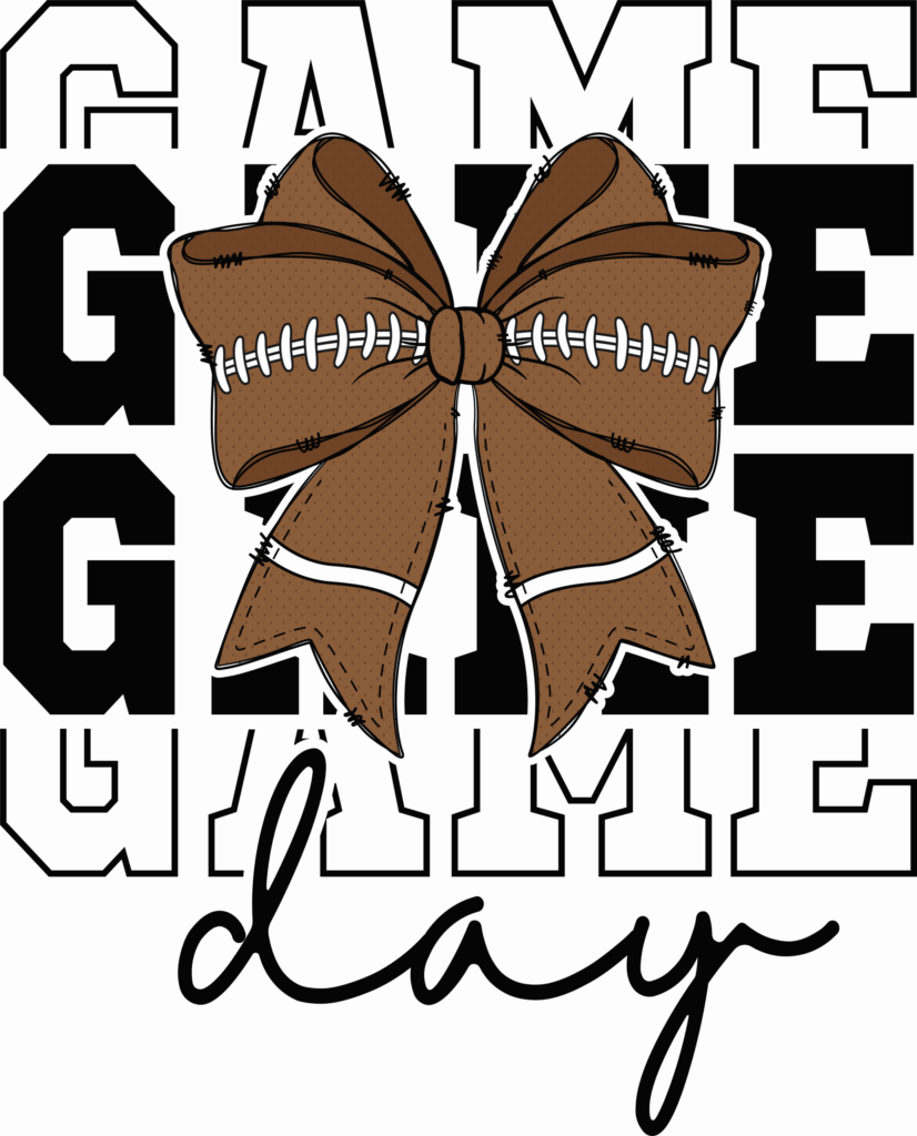 Game Day Football Bow Shirt