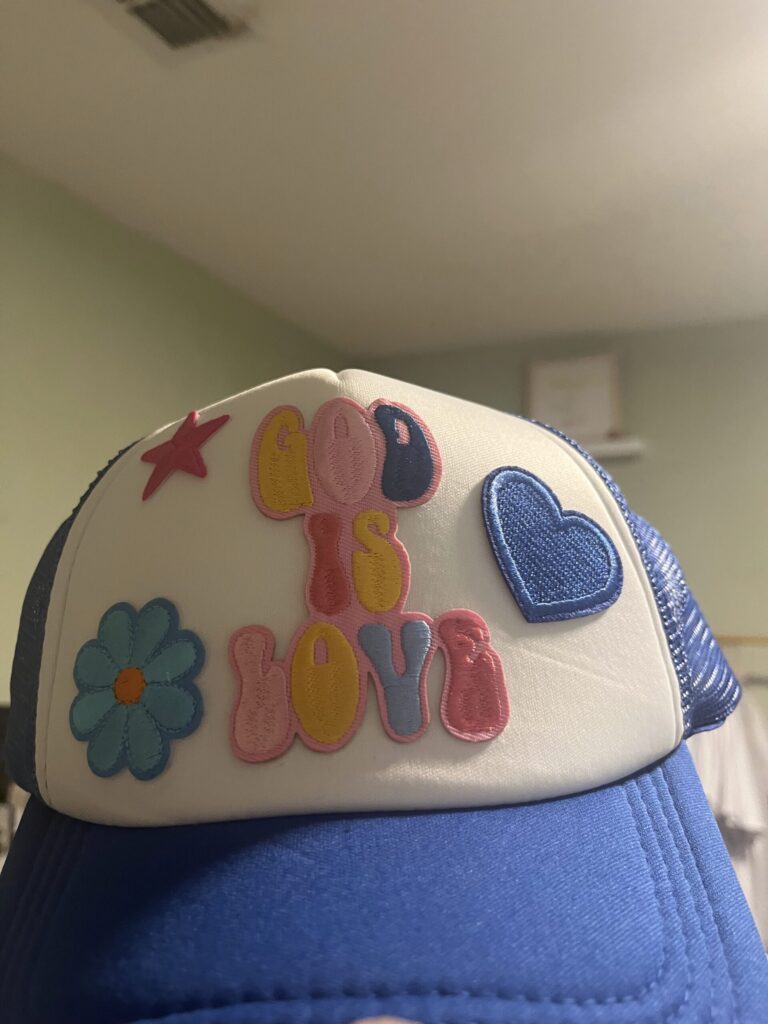 God is Good Blue Trucker Hat