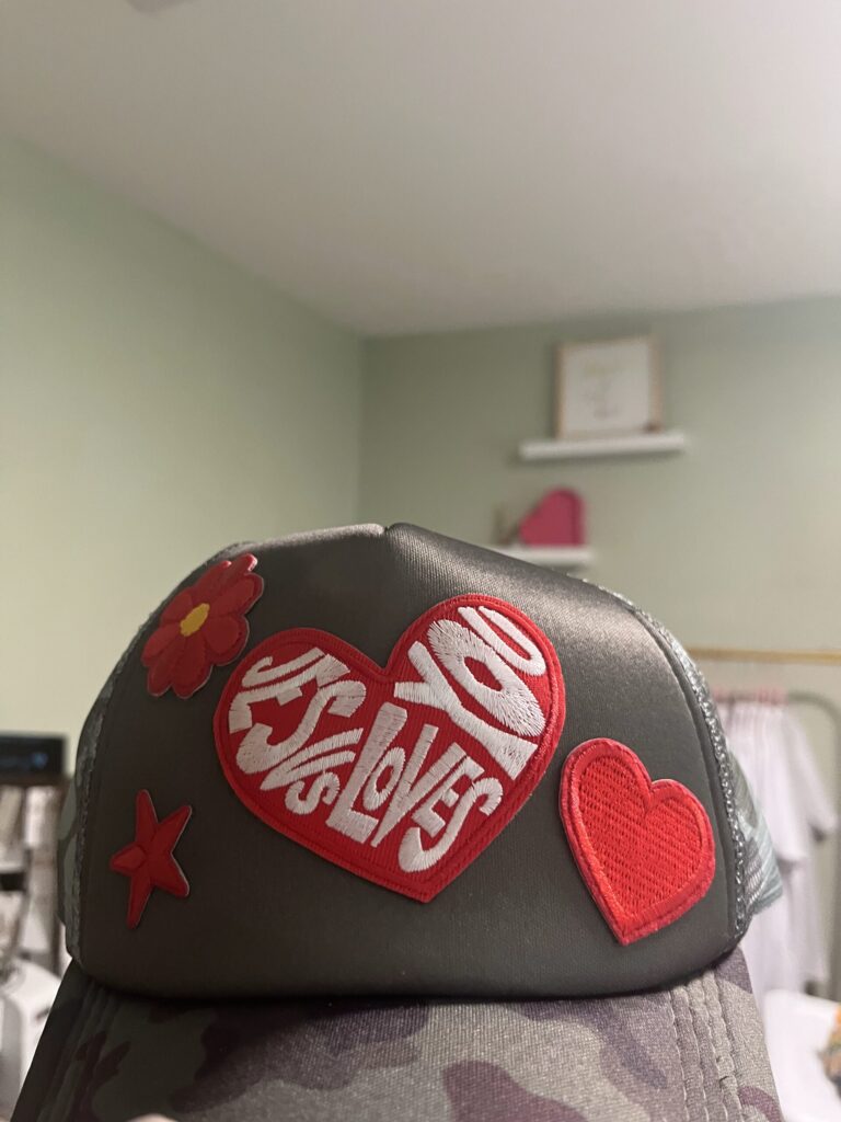 Jesus Loves You Camo Trucker Hat