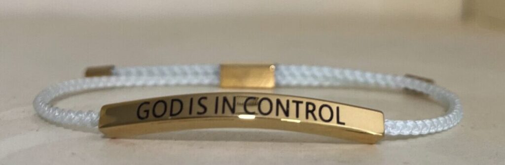 God is in Control Bracelet