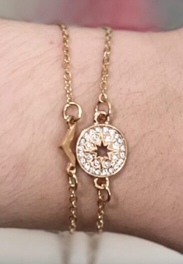 Compass Gold Bracelet Set