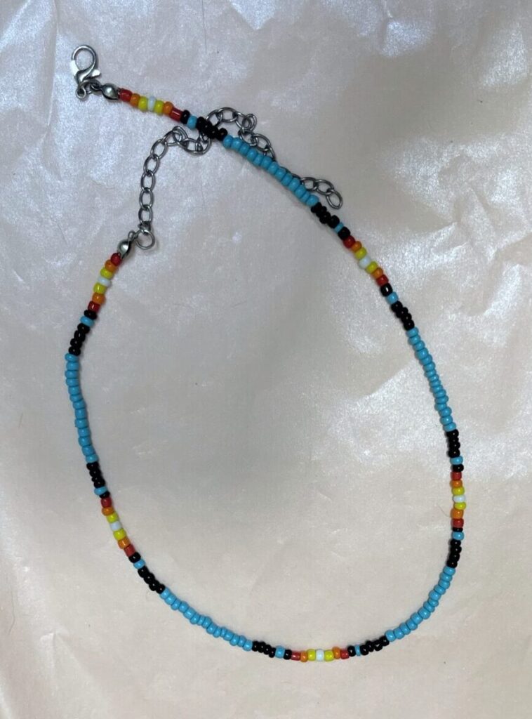 Sunset Beaded Choker