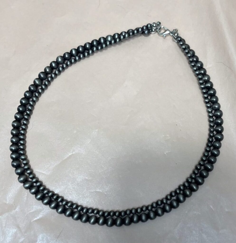 Double Layered Navajo Pearl Necklace
