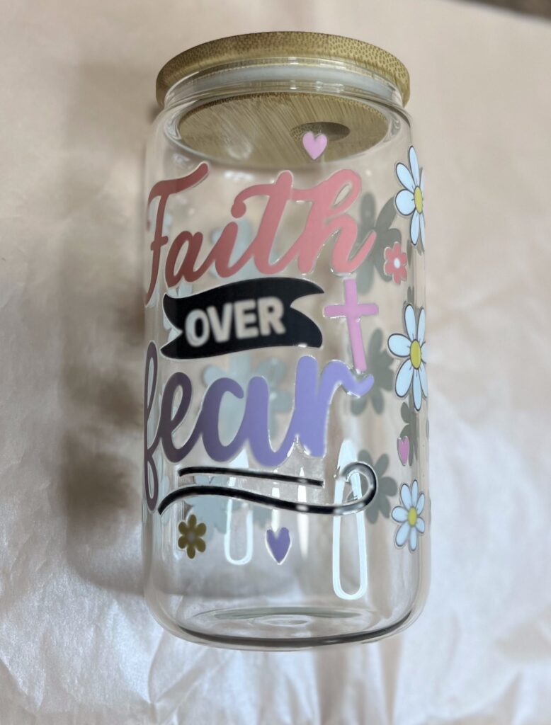 Faith Over Fear Cup